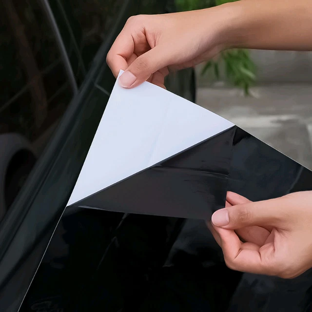 2pcs Car Window Electrostatic Shade Sticker Sunshade UV Protector Solar Films