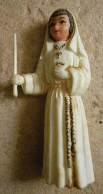 Figurine de communion de pièce montée gâteau des années 1960 de 9.20 cm