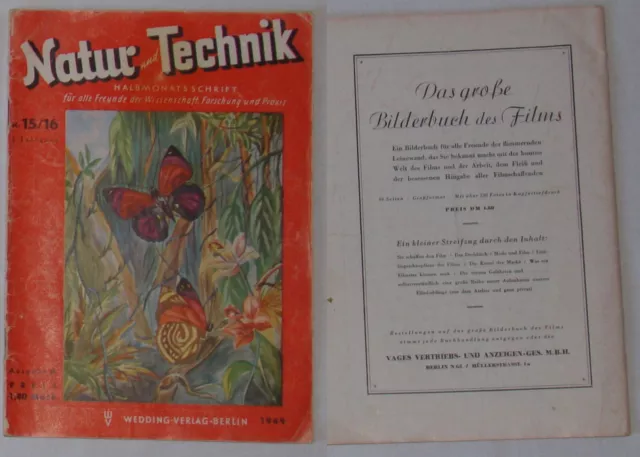 Natur und Technik Nr. 15/16 Wedding-Verlag-Berlin, 1949