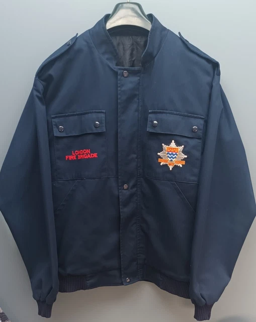 LONDON FIRE BRIGADE Jacket Men’s Medium - 90s Era - Good Con - See ...