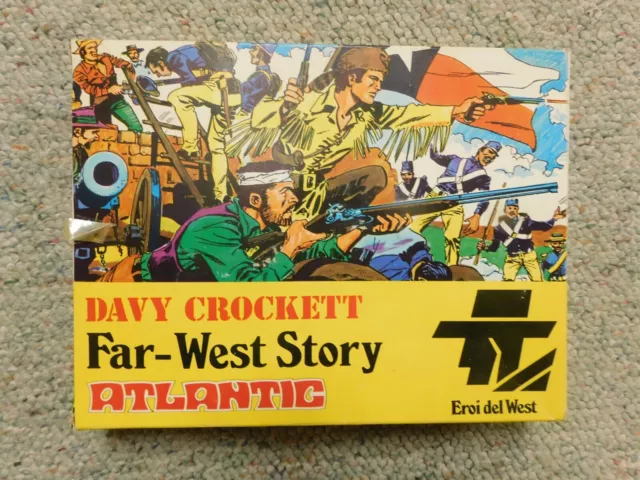 Atlantic of Italy 1/32 Box#  1205 Davy Crockett Lot 1