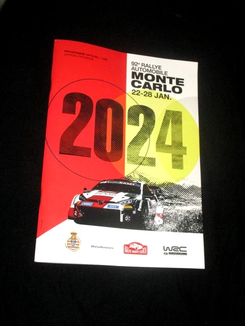 Plaque de Rallye Monte Carlo 2026 en autocollant