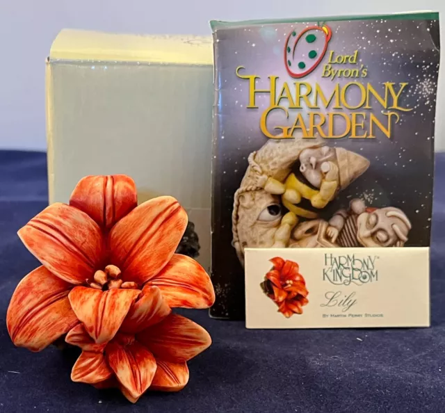 Harmony Kingdom Garden  HG5LI ~ Lily ~ ladybug Lord Byron 2001-2006 NIB