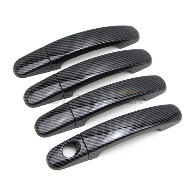 Car Door Handle Cover for Ford Focus / Kuga Escape 2013-2018 Carbon Fiber Style