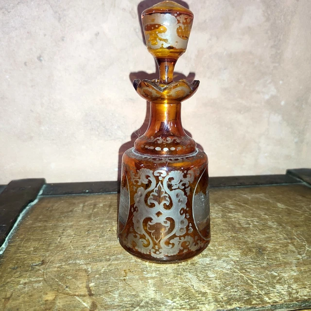 ANCIEN FLACON DE Parfum Cristal Baccarat Perfume Crystal Bottle EUR 35