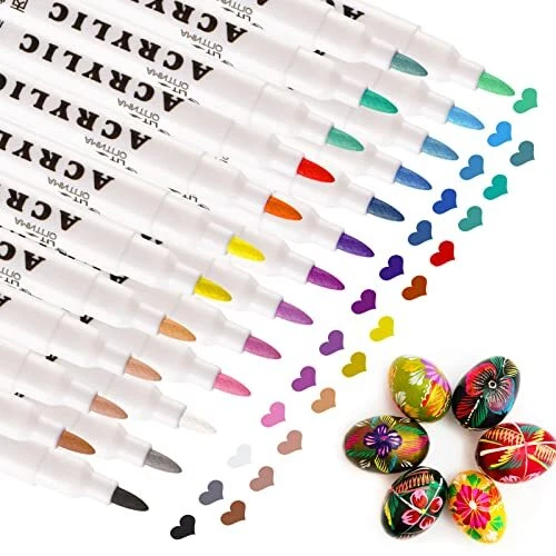 Marqueur Peinture Acrylique Feutre Acrylique Feutre Textile Permanent Feutre ...