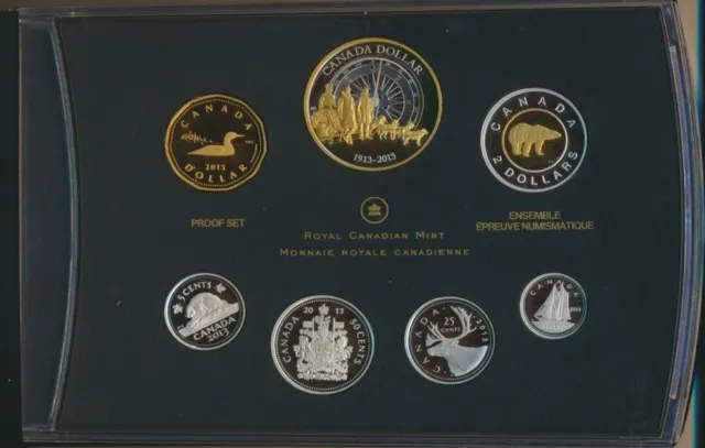 Canada: 2013 Fine Silver 7 Coin Proof Set 100th Anniv. of the Arctic Expedition