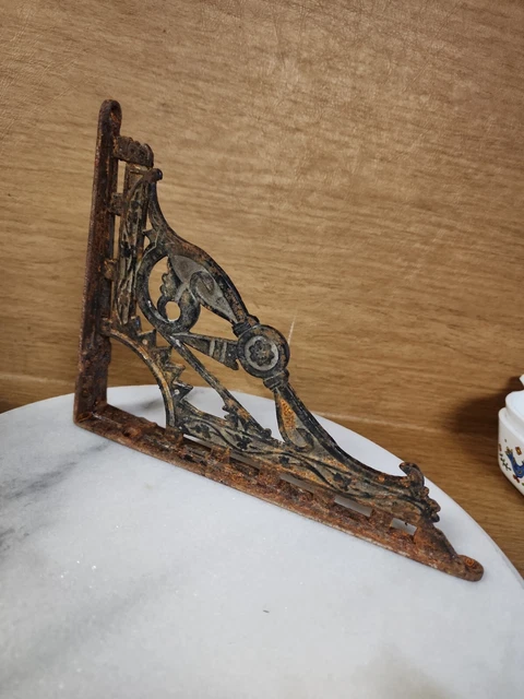 Antique Vintage Cast Iron Shelf Sink Support Bracket