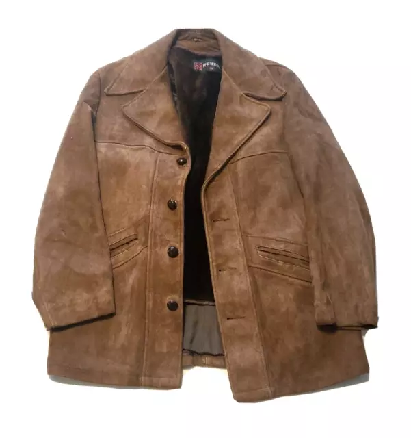 McGregor Suede Leather Lined Sports Coat/Jacket SIZE 42