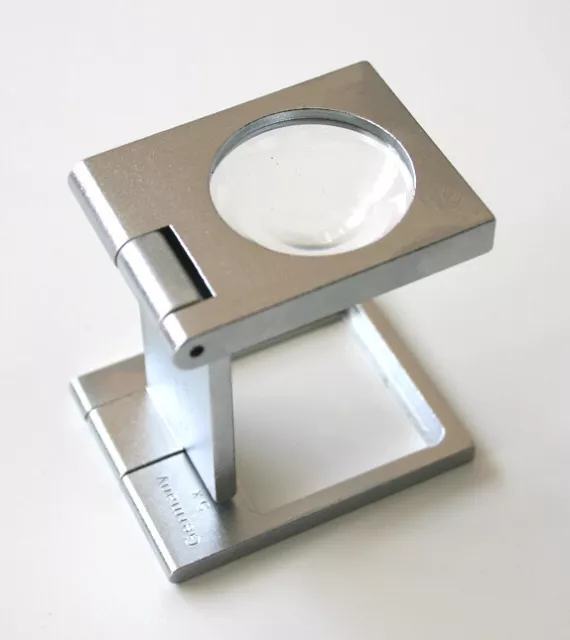 Ecobra 8276 Fadenzähler NEU 30x30mm Vergrößerung 5x Lupe