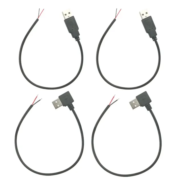 Cavo da USB 2.0 su cavo nudo, corrente aperta, 12 pollici, 30cm, 5 V, 22 AWG, 2