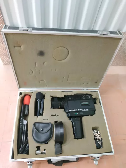 Bolex 5120 Sound MacroZoom with microphone and camera case