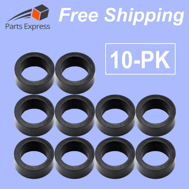 [10-PK] Steamer Rubber Washer Gaskets Boiler Gauge Sight Glass Seals 5/8"OD