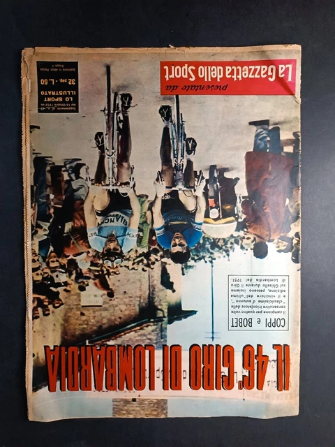 La Gazzetta dello Sport. Anno 52° N. 172, 20 Luglio 1948.  Bartali mette al sicuro la maglia gialla