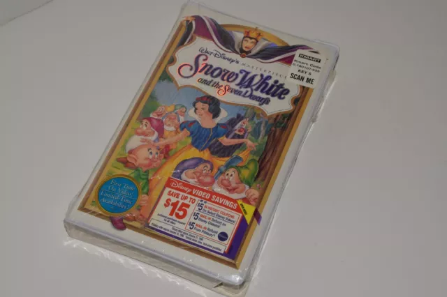 Snow White and the Seven Dwarfs (VHS, 1994) FACTORY SEALED (DBE29)