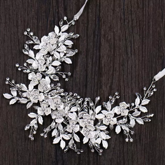 Shinny Crystal Bridal Wedding Headbands Head Piece Bride Headwear Crowns Tiara 2