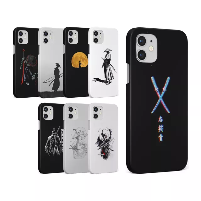 Case For Iphone 14 13 12 11 Se 8 Hard Phone Cover Japanese Warrior Samurai