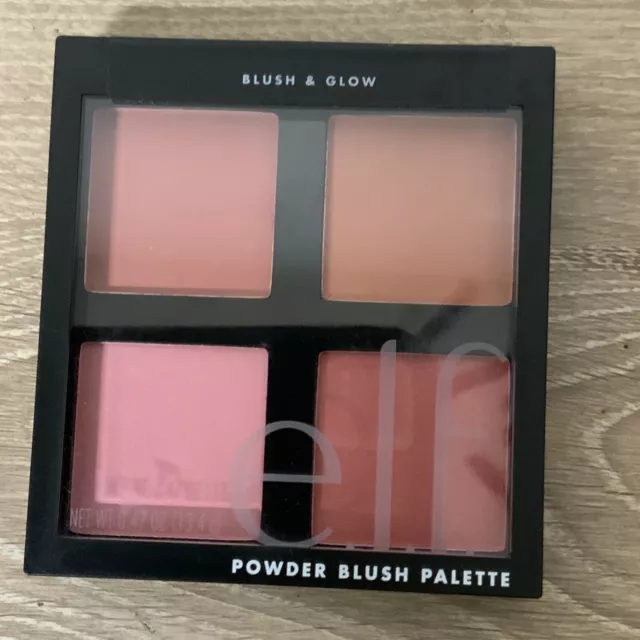 📀 E.L.F. Powder Blush Palette Light - Blush & Glow 0.47 oz