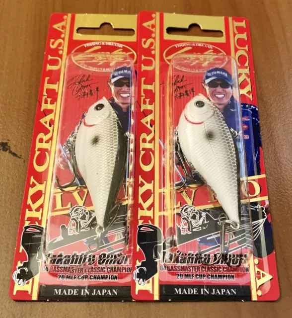 2 LUCKY CRAFT LV RTO 200 Lipless Crankbait Lures MS AMERICAN SHAD/CHAMELEON  RED $39.97 - PicClick