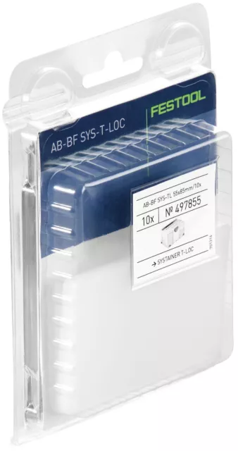 FESTOOL 10x Systainer Abdeckung AB-BF SYS TL T-LOC 55x88mm 497855 497563 497564