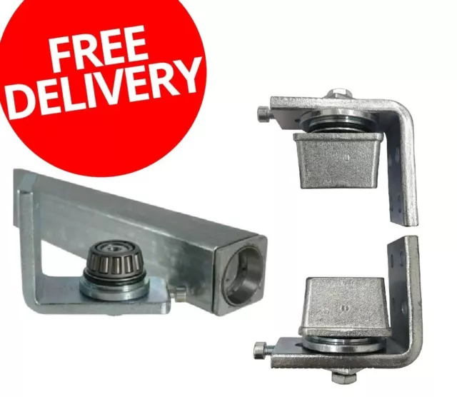 Heavy Duty Ball Bearing Pair of Gate Hinge Swing gate 50x50mm Steel or Alloy 300