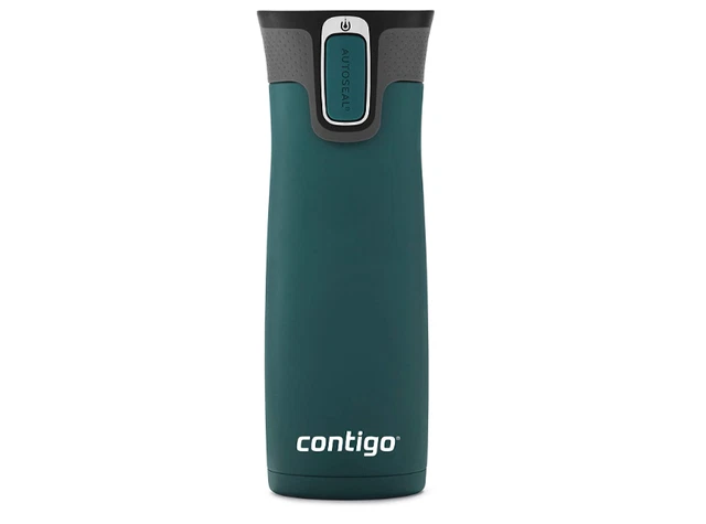 Stainless Steel Travel Mug-Contigo 20 oz.-Green-AutoSeal Insulated-New!