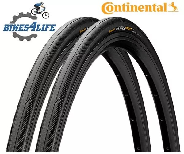 2 Continental Ultrasport 700 x 28c  Cycle Tyres Ultra Sport 111