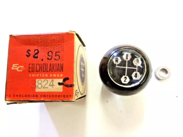 NOS Vintage Accessory Shifter Knob / Ball Ed Cholakian 4-Speed 1960s 1970s?