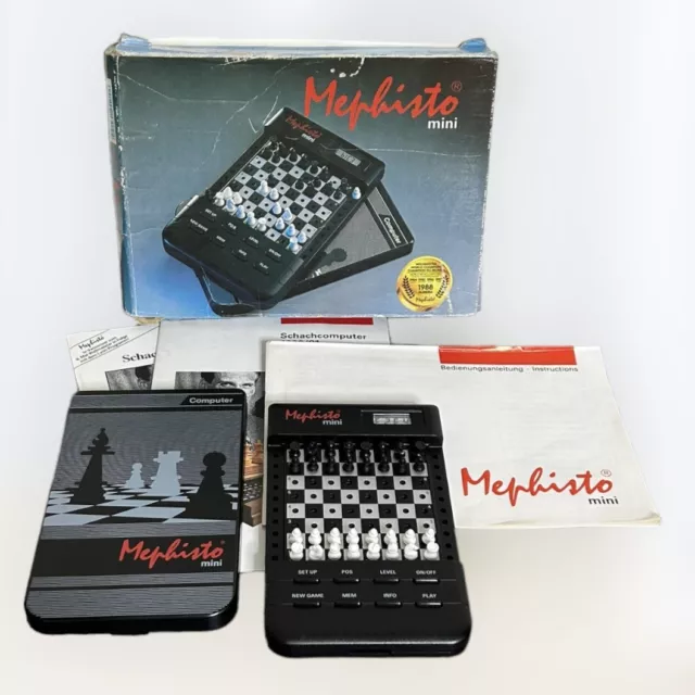 MEPHISTO - Mini Schachcomputer / in Originalverpackung / funktionsfähig / TOP