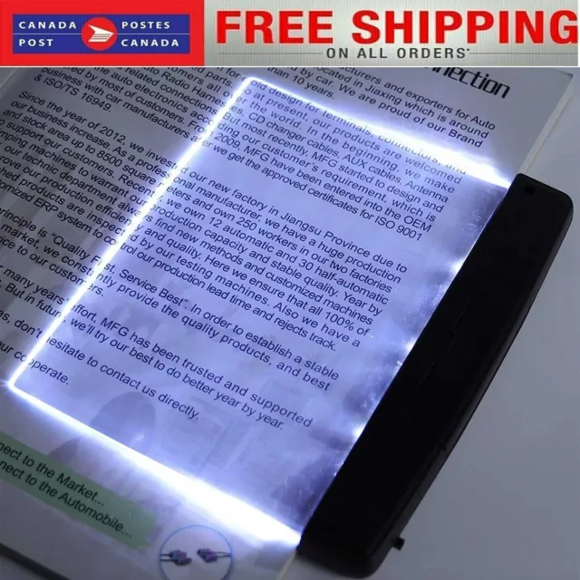 LED Reading Book Light Clip Flexible USB Rechargeable Bed Travel Desk Laptop