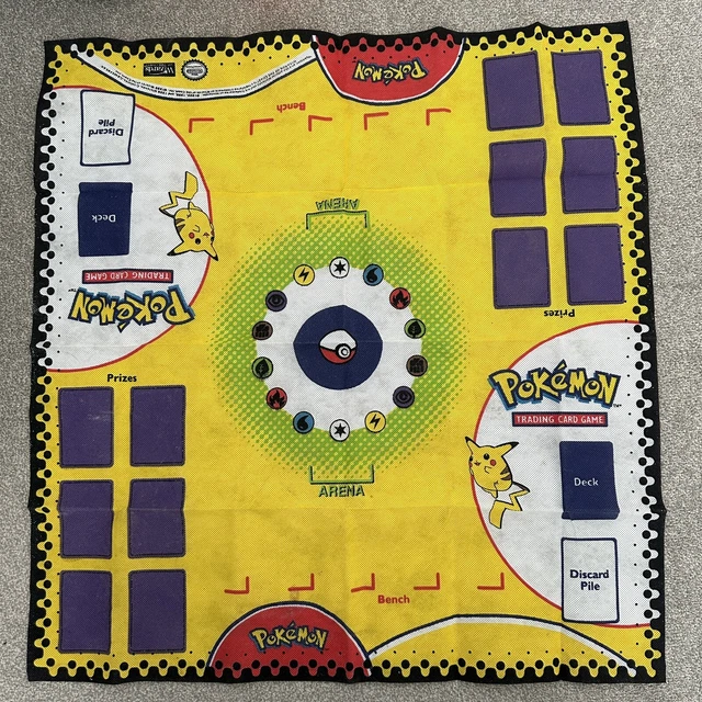 OFFICIAL POKÉMON PLAY Mat Vintage Pokémon TCG Pikachu WOTC #2 £12.99 - PicClick UK