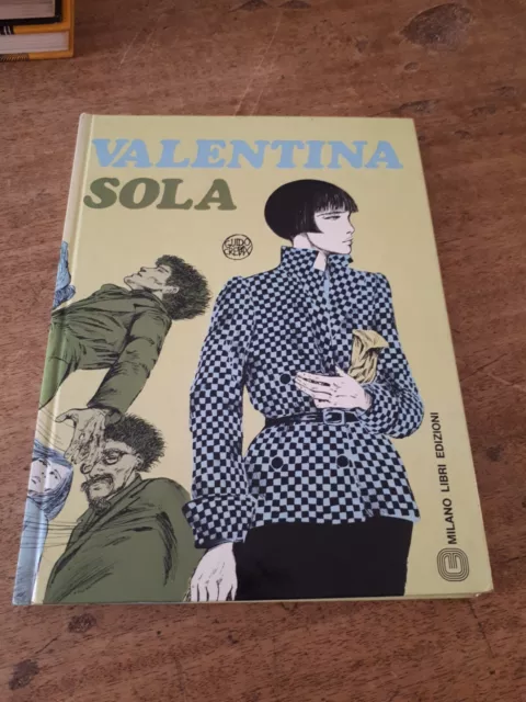 FUMETTO CARTONATO  VALENTINA sola  MILANO LIBRI GUIDO CREPAX 1981