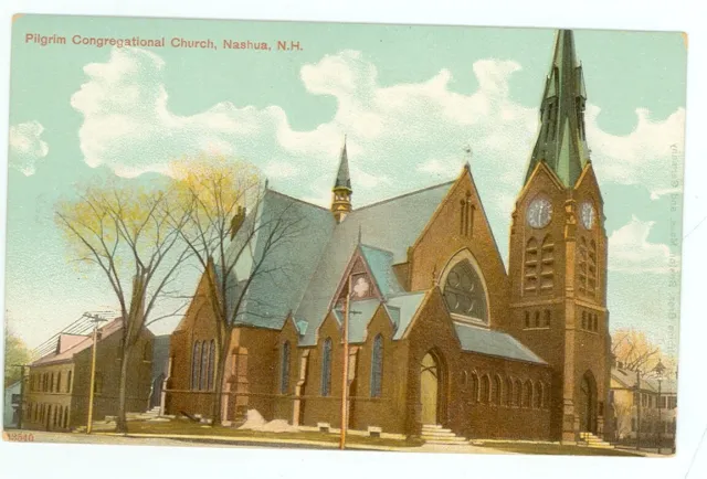 Nashua,New Hampshire-Pilgrim Congregational Church-Pre1920(Nh-N#1*)