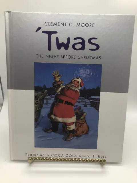 Twas The Night Before Christmas Book Clement Moore Coca-Cola Santa 2001 Hallmark