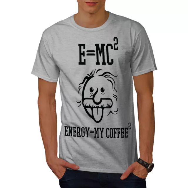 Wellcoda Scientist Coffee Mens T-shirt, Funny Graphic Design Printed Tee