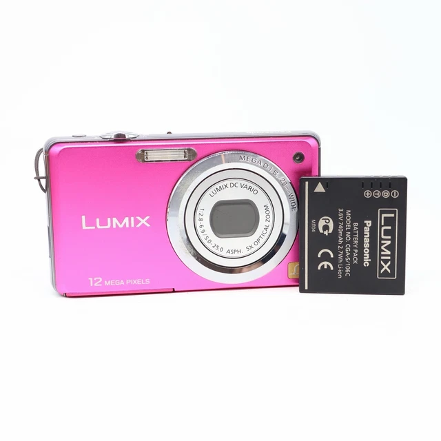 PANASONIC LUMIX DMC-FX66 Pink Compact Digital Camera [No English