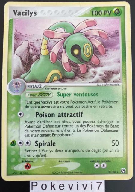 Carte Pokemon VACILYS 3/100 Holo Bloc EX Tempête de Sable FR