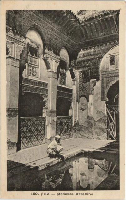 CPA AK MAROC FEZ Medersa Attarine (10361)