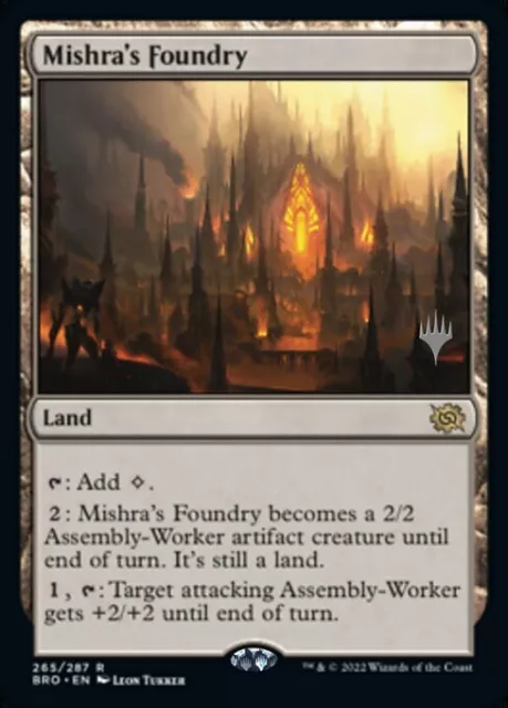 MTG MISHRA's FOUNDRY FOIL EXC - FONDERIA DI MISHRA 265 - BRO PP - MAGIC