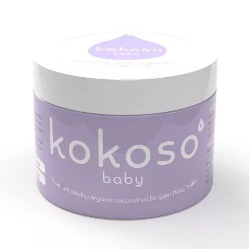 Kokoso Baby Organic Coconut Oil – Moisturising 100% Natural Baby Oil for Baby