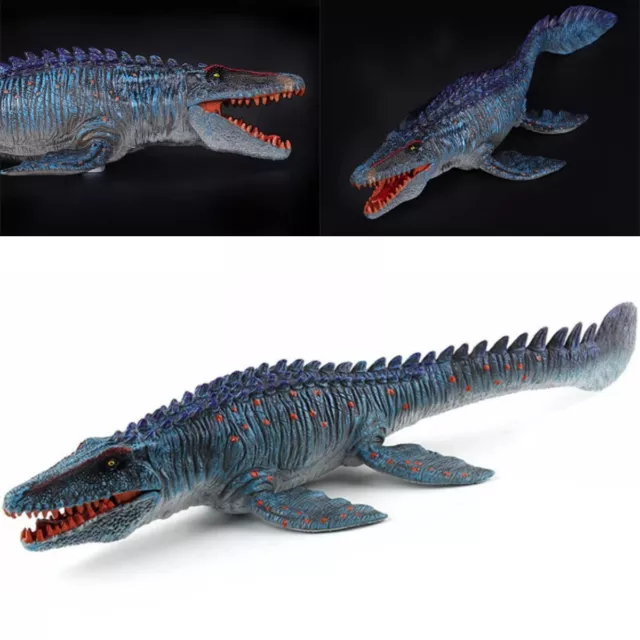 13.4" Jurassic Realistic Mosasaurus Dinosaur Dino Figure Figurine Kids Toy Gift
