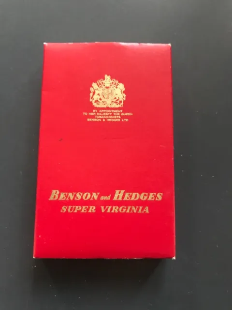 cigarettes BENSON AND HEDGES AIR FRANCE ancien paquet vide rare collection VTG
