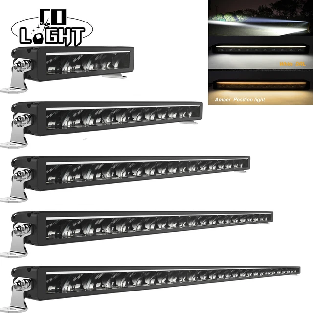 Barra luminosa LED 10 22 32 42 52" con lampada di posizione ambra fuoristrada per camion 4x4