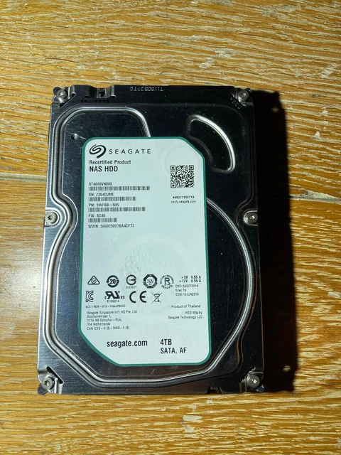 Seagate NAS HDD ST4000VN000 4To