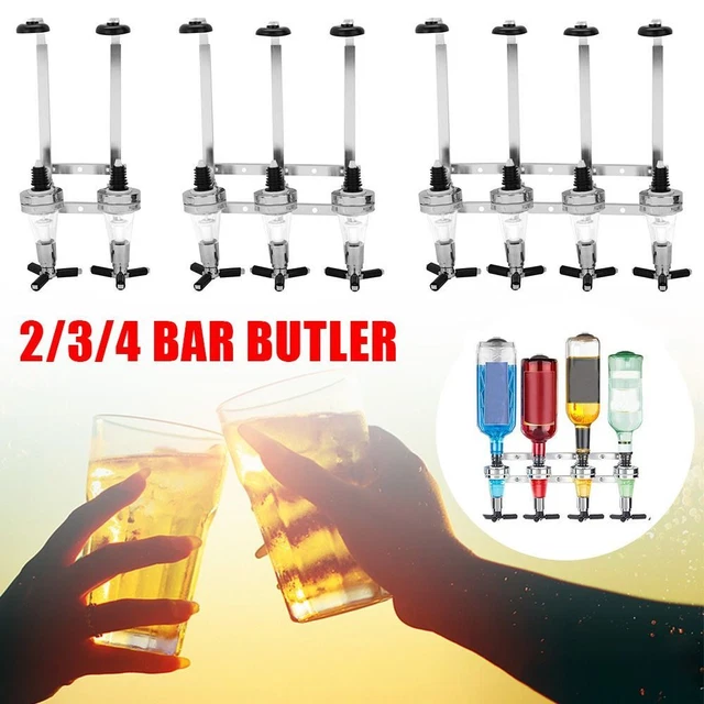 Barra de herramientas montada barra de botellas soporte barra dispensador de bebidas dispensador de vino bebida