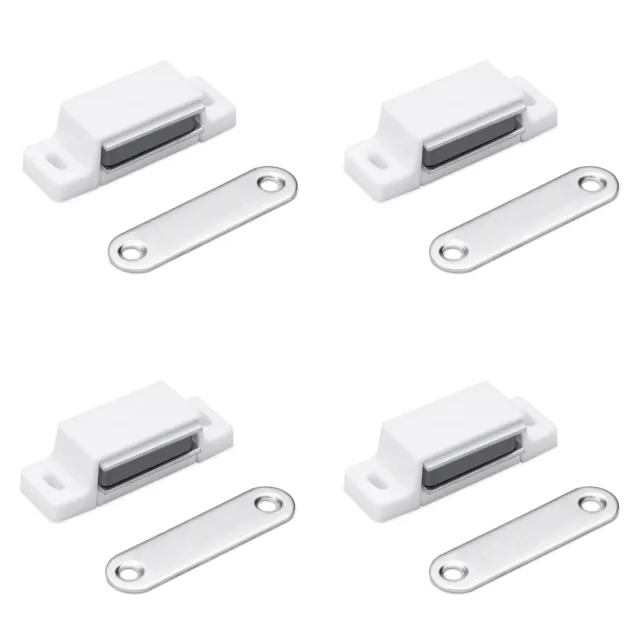 Navaris Set 4x Chiusure Magnetiche - Serratura Magnetica per Porte Armadi C