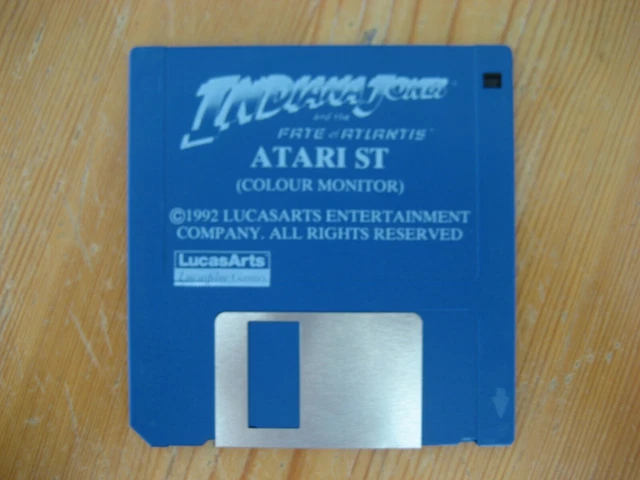 Disquette Atari ST - Jeu Vidéo Rétro, Non Testé, état Correct