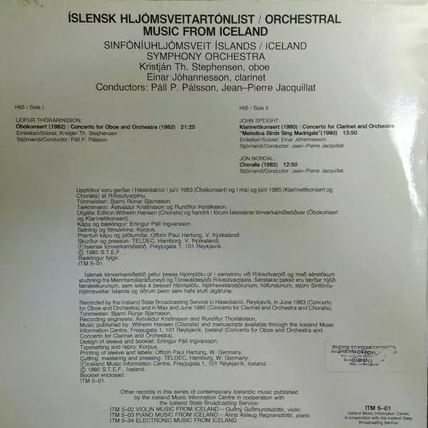 Island Sinfonieorchester - Íslensk Hljómsveitartónlist / Orchestermusik von 2