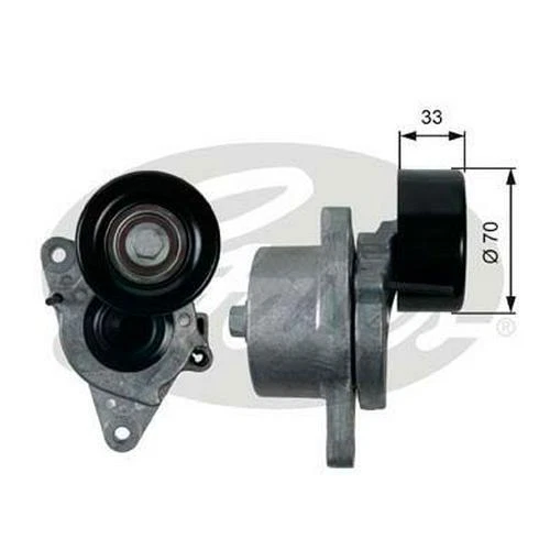 GATES Poulie-tendeur courroie trapézoïdale à nervures Galet tendeur T39170 33mm