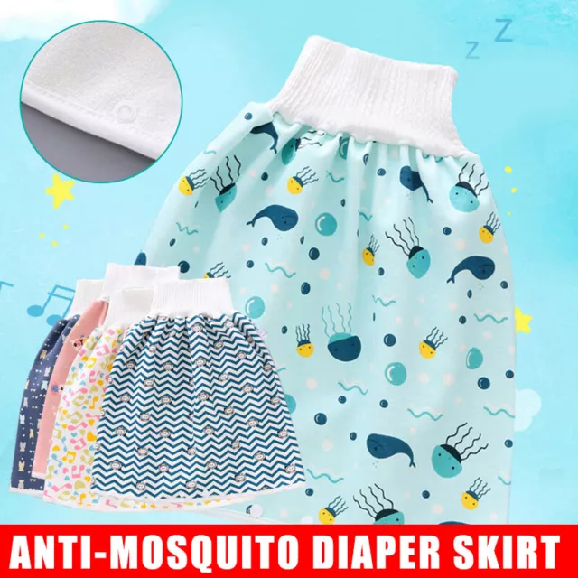 Comfy Childrens Diaper Skirt Shorts Waterproof and Absorbent Shorts Trousers